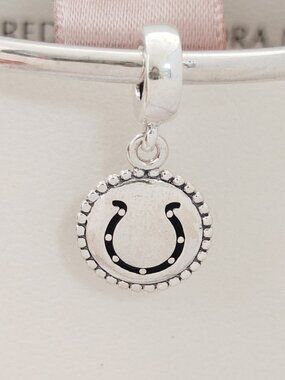 Pandora NFL Football Indianapolis Colts Dangle Charm Sterling Silver